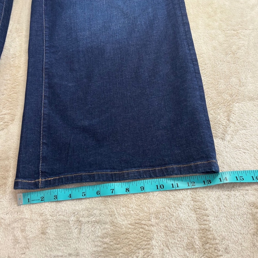 NWT Warp + Weft NCE Cropped Wide Leg Jeans Dark Blue Plus Size 24W - Picture 10 of 10